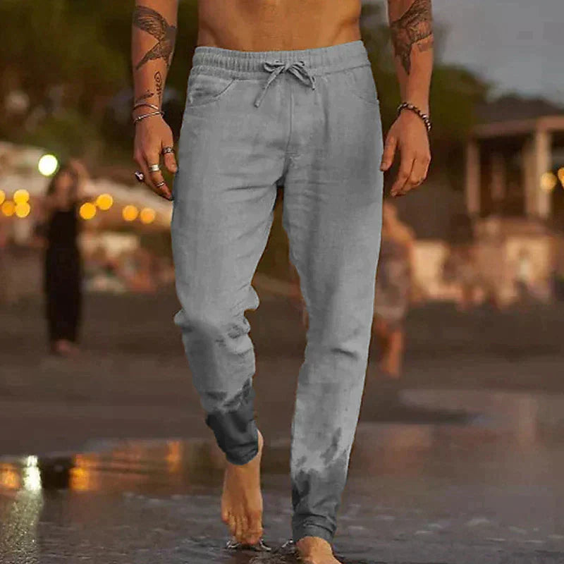 Casual linnen broek voor heren - Jaxx