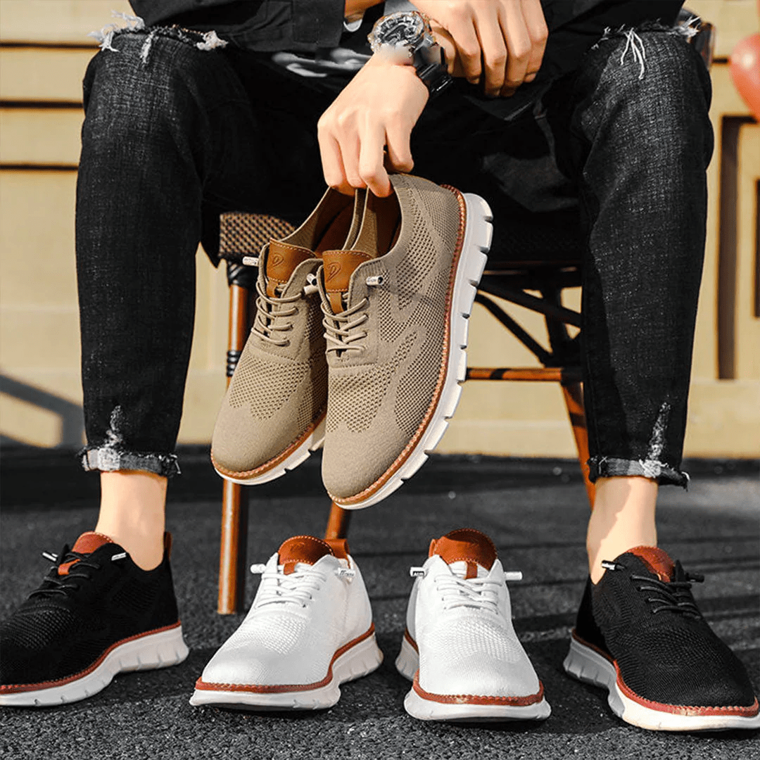 Lichtgewicht en ademende casual sneakers voor mannen met anti-slip ontwerp | Jorn