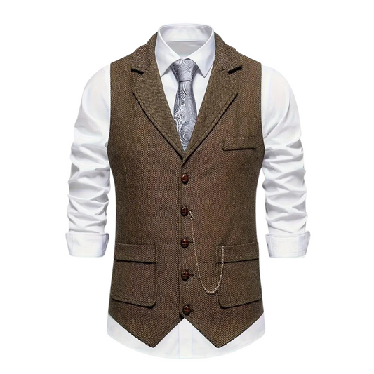 Elegant en vintage vest voor heren met klassieke charme en tijdloze verfijning | Morris