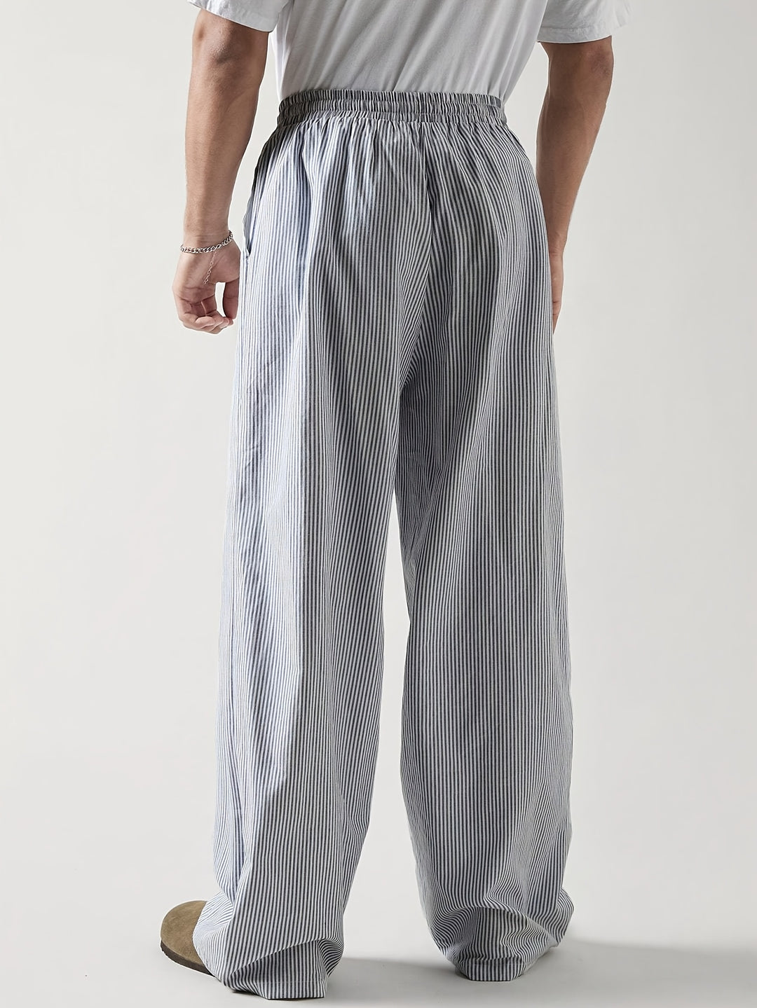 Heren Zomerbroek | Casual & Lichtgewicht | Gestreepte Pijpen