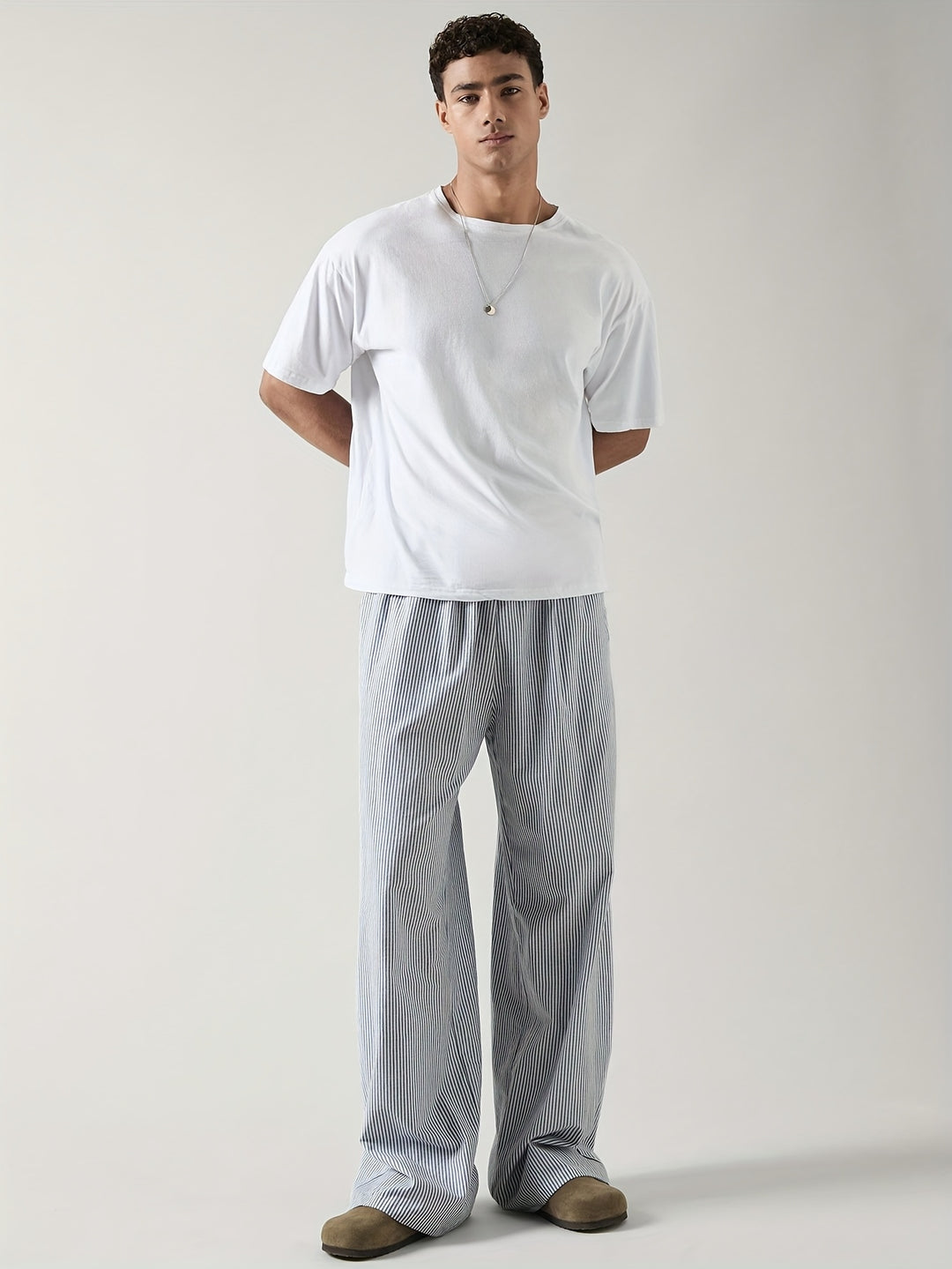 Heren Zomerbroek | Casual & Lichtgewicht | Gestreepte Pijpen