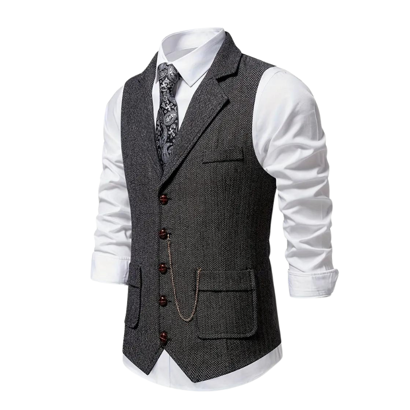 Elegant en vintage vest voor heren met klassieke charme en tijdloze verfijning | Morris