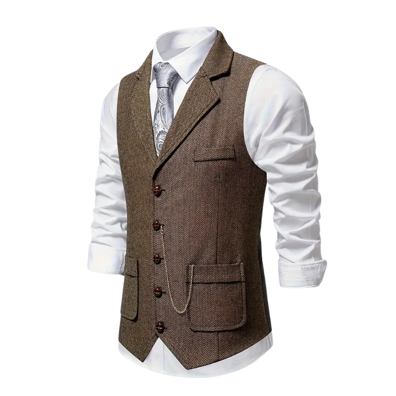 Elegant en vintage vest voor heren met klassieke charme en tijdloze verfijning | Morris
