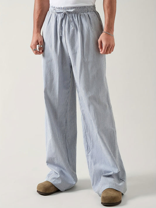 Heren Zomerbroek | Casual & Lichtgewicht | Gestreepte Pijpen