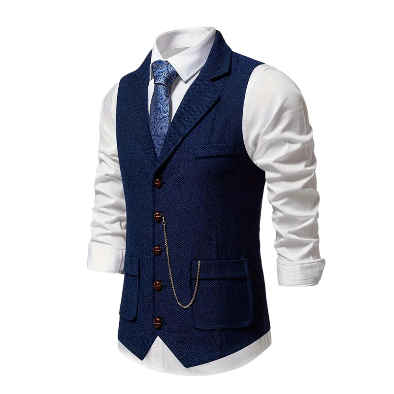 Elegant en vintage vest voor heren met klassieke charme en tijdloze verfijning | Morris