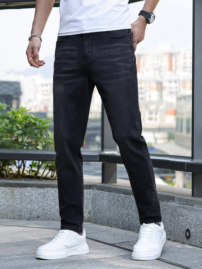 Heren Casual Jeans | Medium Stretch & Klassiek Design | Denimbroek
