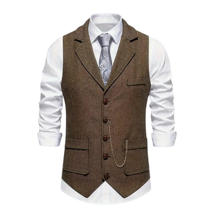 Elegant en vintage vest voor heren met klassieke charme en tijdloze verfijning | Morris