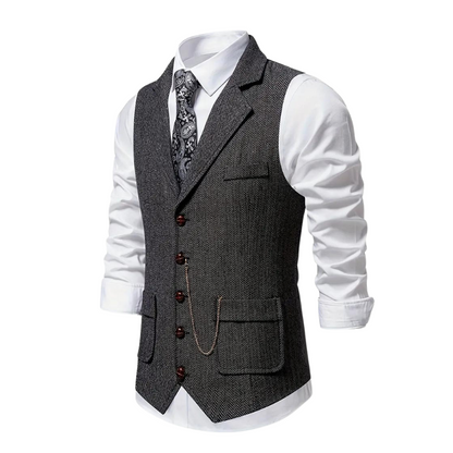 Elegant en vintage vest voor heren met klassieke charme en tijdloze verfijning | Morris