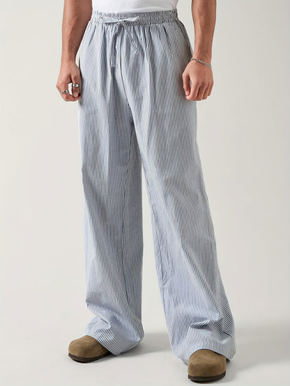 Heren Zomerbroek | Casual & Lichtgewicht | Gestreepte Pijpen