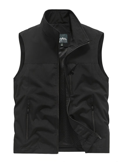 Heren Sportvest | Lichtgewicht & Ademend | Mouwloos Outdoor Vest | Polyester